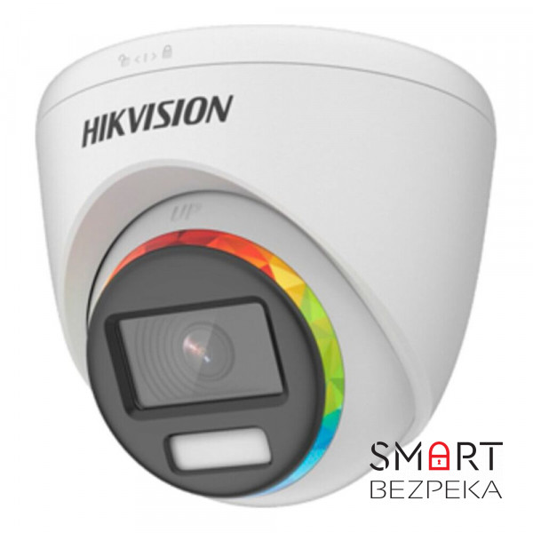 HD-TVI відеокамера 2 Мп Hikvision DS-2CE72DF8T-F (2.8 мм) ColorVu для системи відеоспостереження