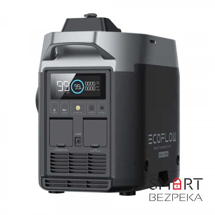 Генератор EcoFlow Smart Generator Dual Fuel інверторний двопаливний (газ-бензин)