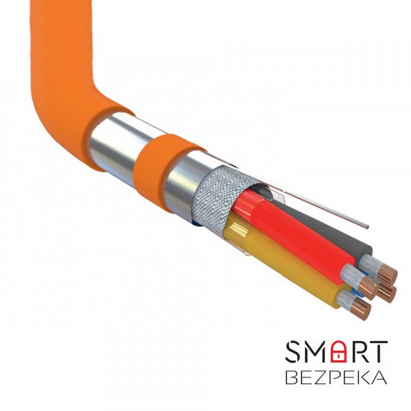 Вогнестійкий кабель УкрПожКабель JE-H(St)H FE180 / E90 2x2x1.5 (1 метр)