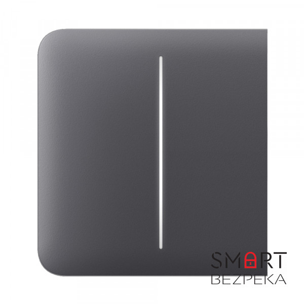 Кнопка Ajax SideButton (2-gang) graphite для двоклавішного вимикача