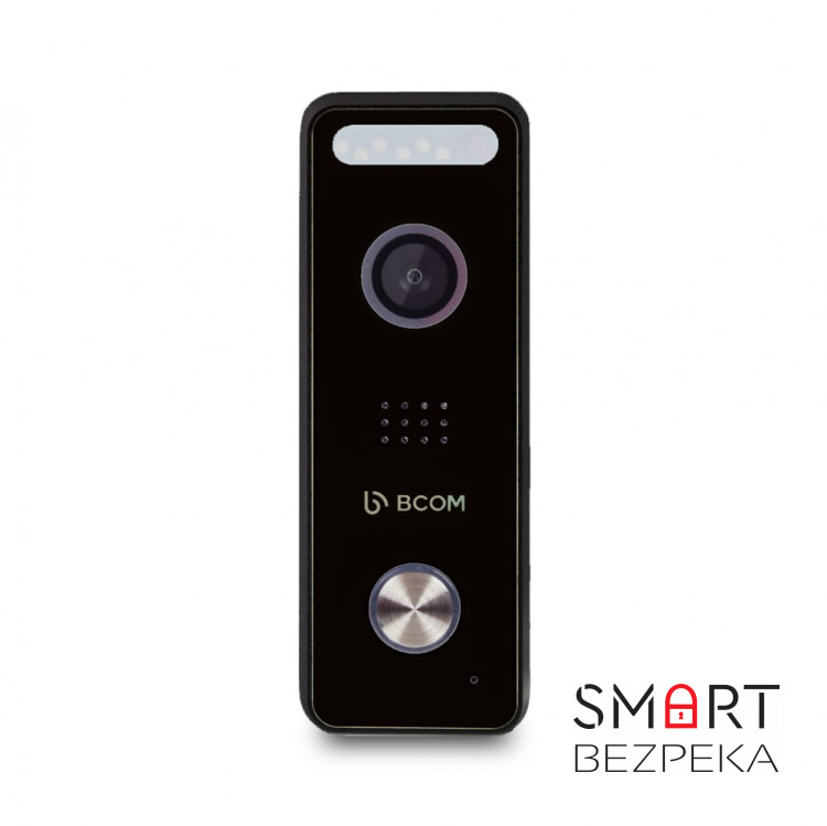 Комплект Wi-Fi видеодомофона 7" BCOM BD-760FHD/T Black с поддержкой Tuya Smart + BT-400FHD Black