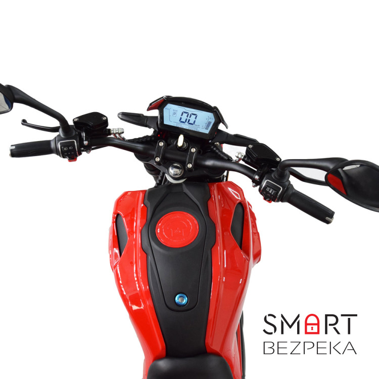 Електроскутер V9 Wuxi Electric 3000W 72V 52Ah red