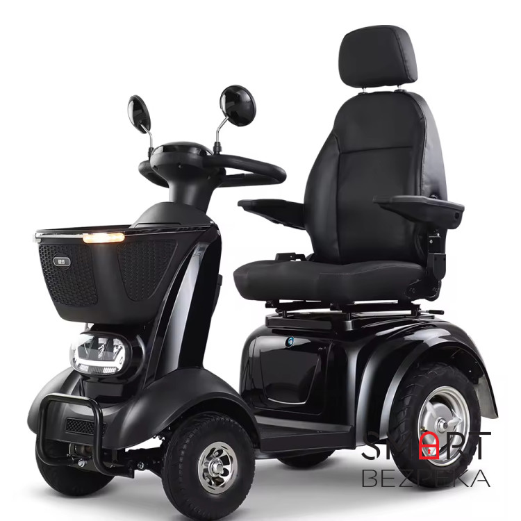 Электроскутер SPRITE-2 (SCE-340-2) black 500W 48V 20Ah для пожилых людей и людей с ограниченными возможностями