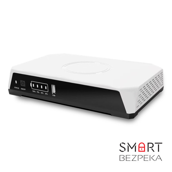 Джерело безперебійного живлення GreenVision GV-703-UPS-DC20-40W для Wi-Fi роутерів із вбудованим акумулятором