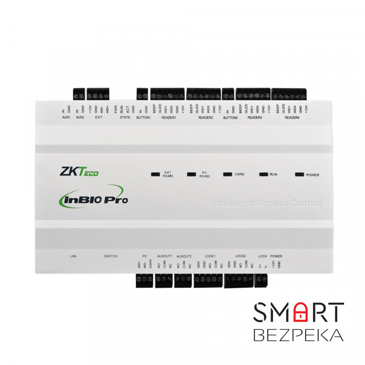 Біометричний контролер для 2 дверей ZKTeco inBio260 Pro