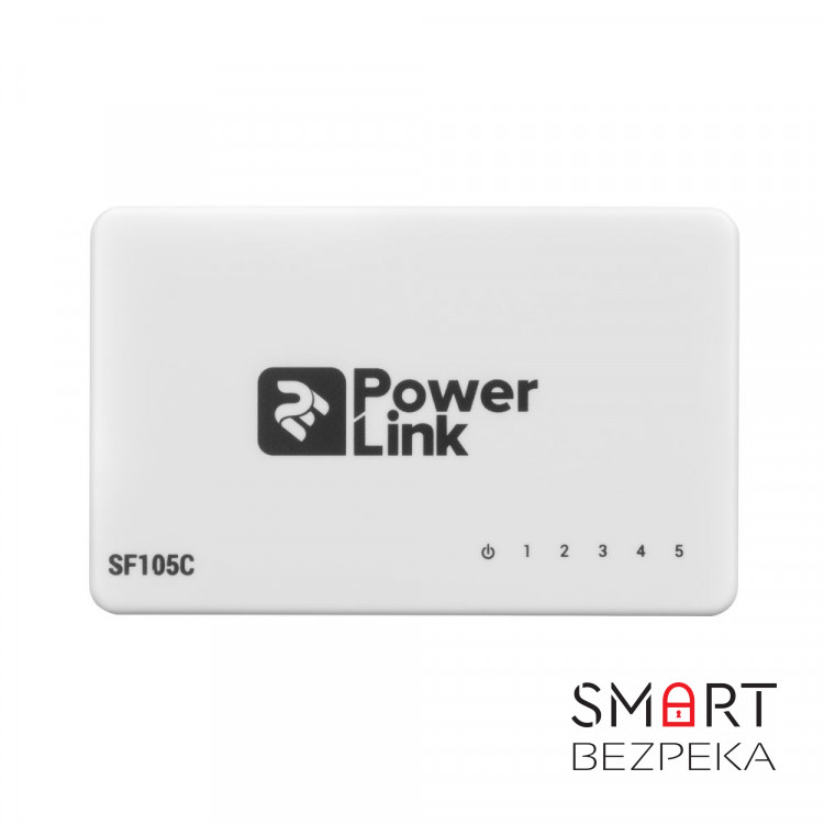 Мережевий комутатор на 5 портів 10/100 Мбіт/с 2E PowerLink SF105C некерований