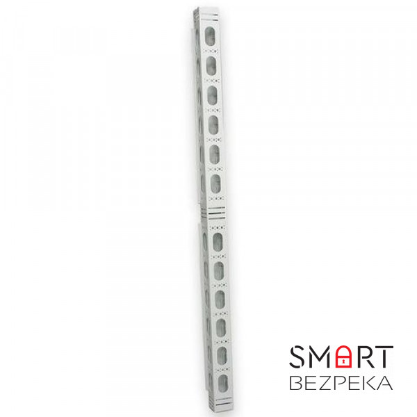 Боковий організатор кабелю з кришкою до шаф CMS MGSE 42U, сірий