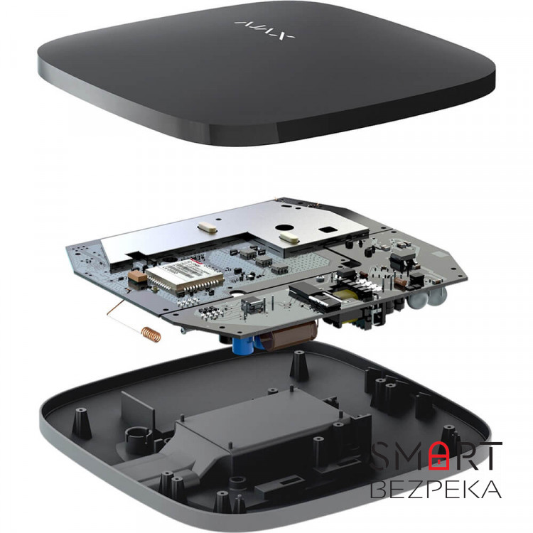 Интеллектуальный ретранслятор сигнала Ajax ReX 2 (8EU) black с фотоверификацией тревог