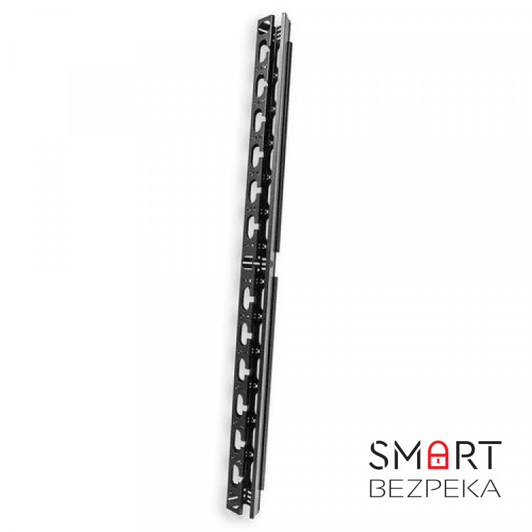 Боковой организатор кабеля с крышкой для шкафов CMS MGSE 42U, черный