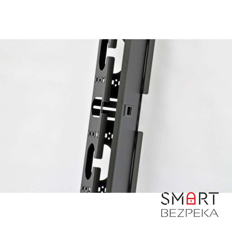 Боковой организатор кабеля с крышкой для шкафов CMS MGSE 42U, черный