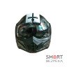 Мотошолом модуляр Beon B-707 81 MATT BLACK/GREY/WHITE (матовий чорний/сірий/білий), розмір L