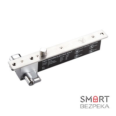 Електроригельний замок Yli Electronic YB-600B (LED) врізний для системи контролю доступу