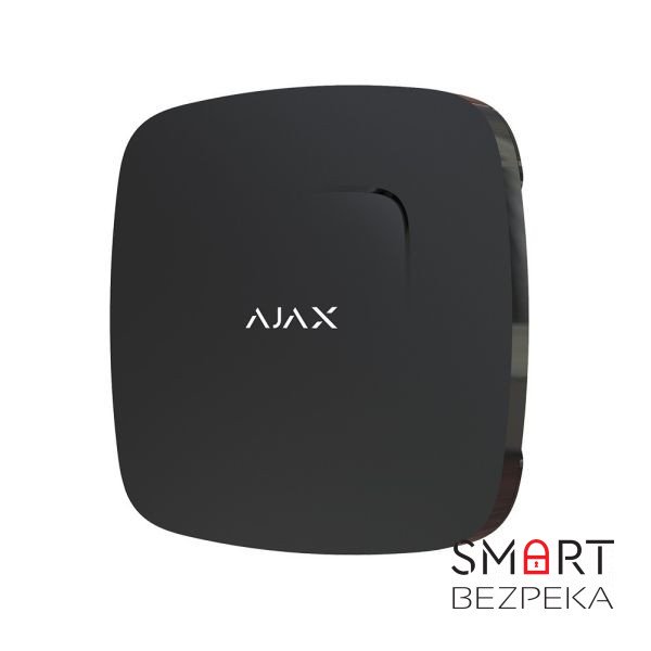 Беспроводной датчик дыма и угарного газа Ajax FireProtect Plus black