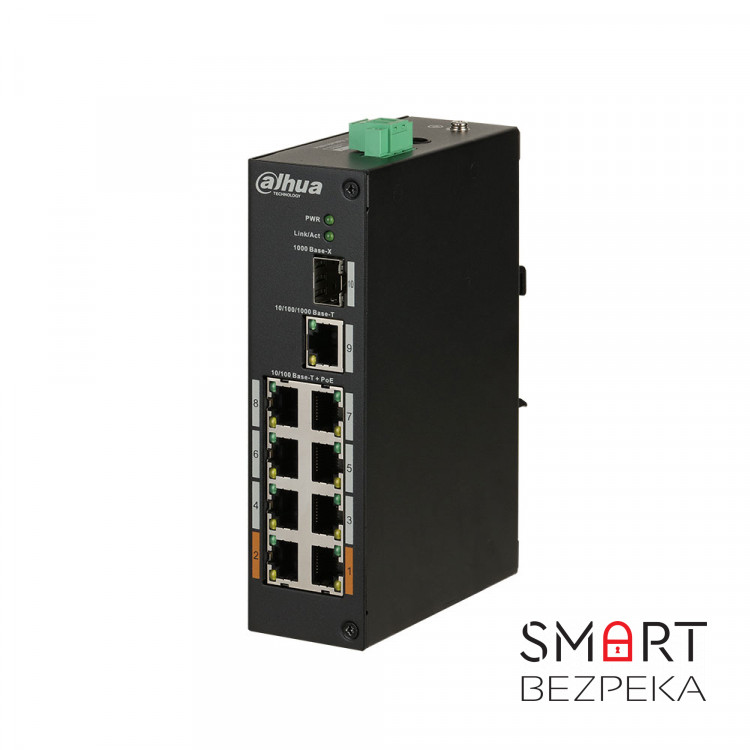 Некерований POE-комутатор Dahua PFS3110-8ET-96