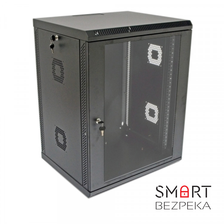 Шафа серверна CMS 15U 600 х 600 x 773 UA-MGSWA156B для мережевого обладнання