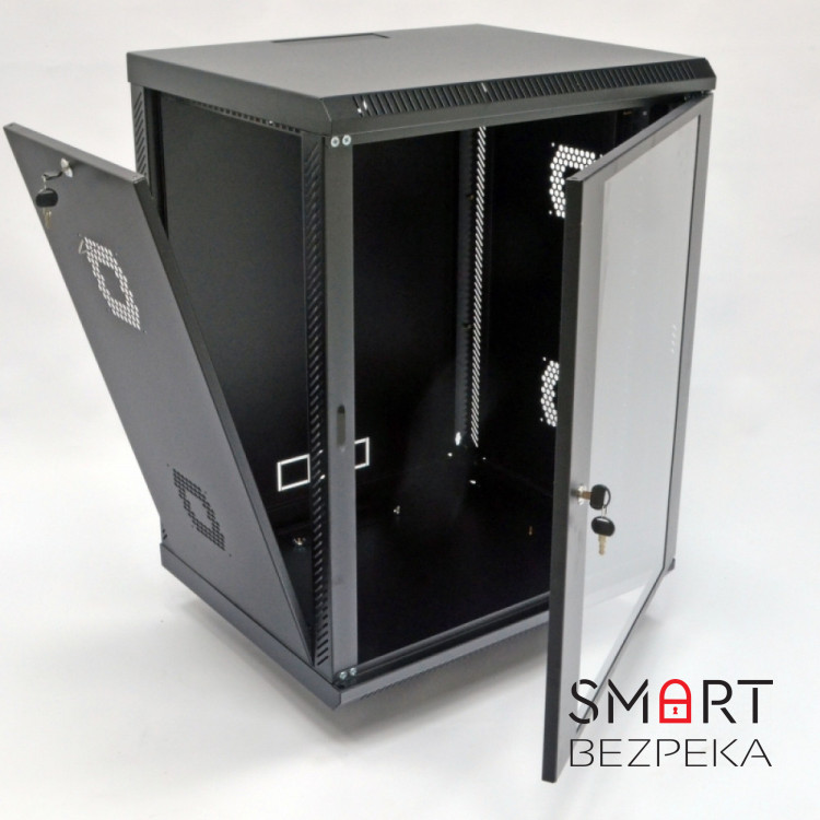 Шафа серверна CMS 15U 600 х 600 x 773 UA-MGSWA156B для мережевого обладнання