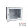 Шафа серверна SteelNet 12U 600 x 600 для мережевого обладнання (скло, сірий)