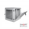 Шафа серверна SteelNet 12U 600 x 600 для мережевого обладнання (скло, сірий)