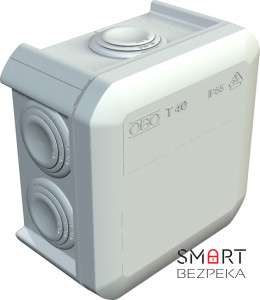 Коробка монтажная OBO Bettermann 90 x 90 x 52 мм (тип Т40 IP 55)