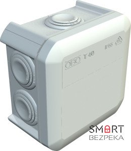 Коробка монтажна OBO Bettermann 90 x 90 x 52 мм (тип Т40 IP 55)
