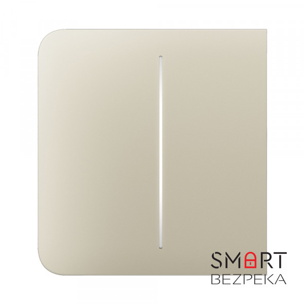 Кнопка Ajax SideButton (2-gang) ivory для двоклавішного вимикача