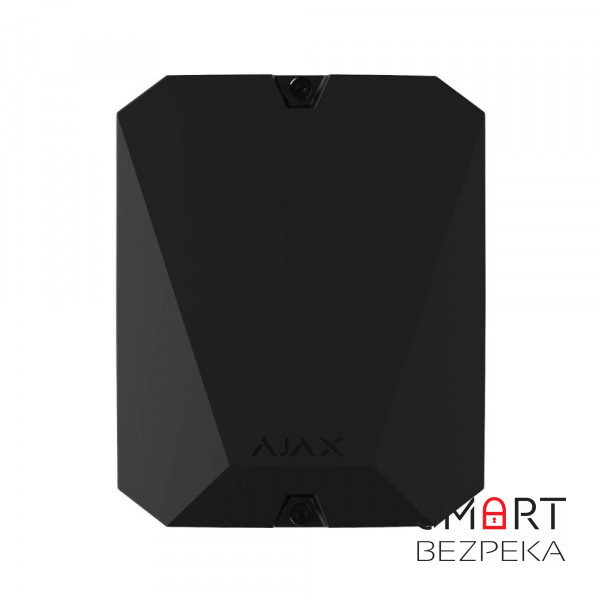 Модуль інтеграції Ajax MultiTransmitter black сторонніх дротових пристроїв в Ajax