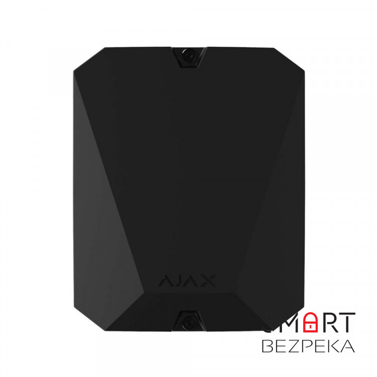 Модуль интеграции Ajax MultiTransmitter black сторонних проводных устройств в Ajax