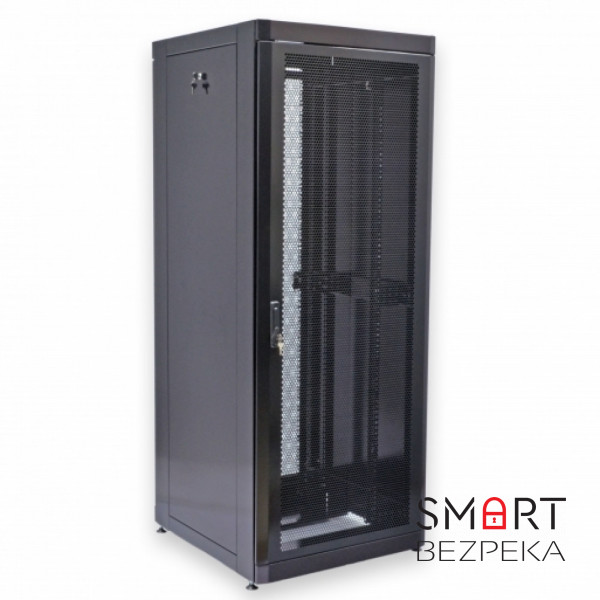 Шкаф серверный CMS 45U 800 х 865 UA-MGSE4588MPB усиленный с перфорированной дверью для сетевого оборудования