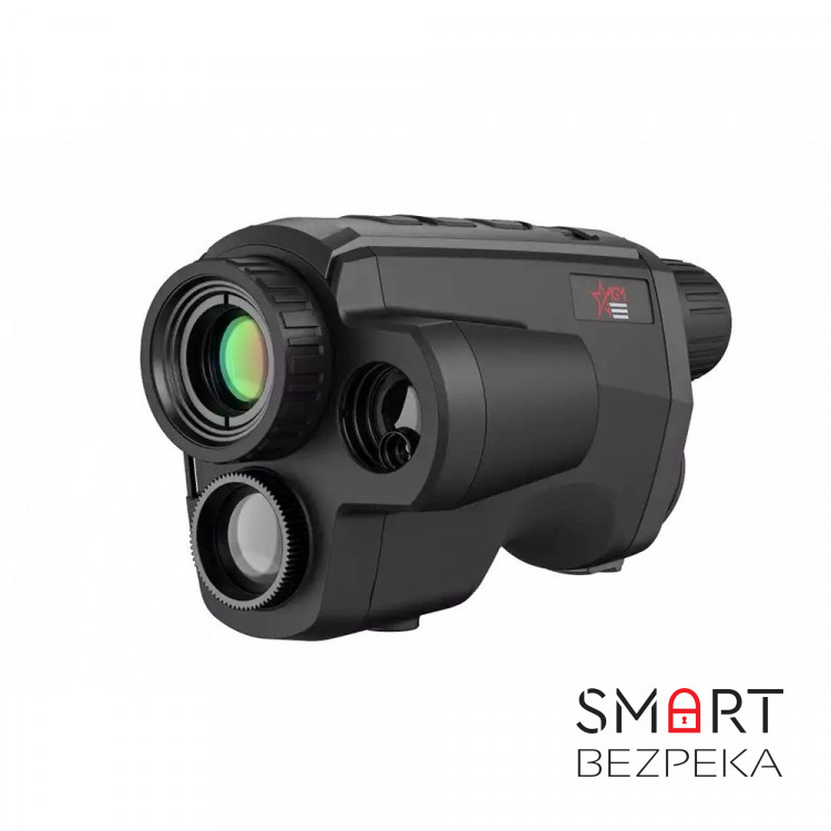 Тепловізійно-оптичний монокуляр AGM Fuzion LRF TM25-384 з інфрачервоним детектором, дисплеєм та лазерним далекоміром