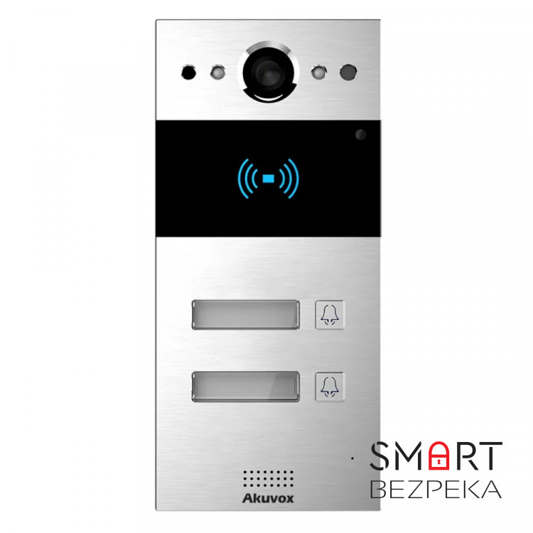 IP-панель виклику 2 Мп Akuvox R20B X2 OW на 2 абоненти