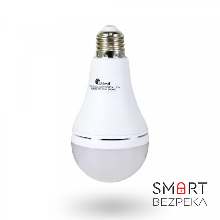 Лампа LED Lightwell BS2C3 12 Вт Е27 з вбудованим акумулятором