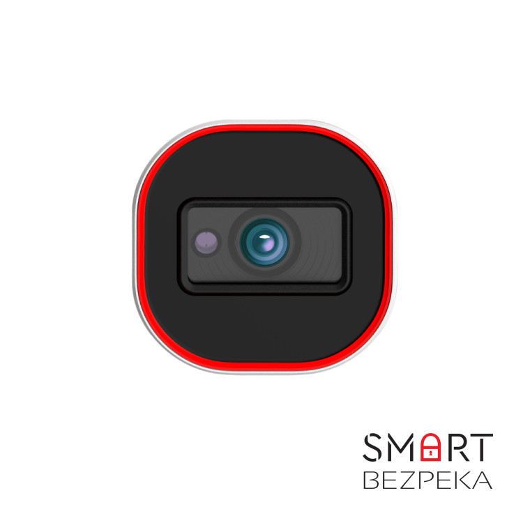 IP-відеокамера 4 Мп Provision-ISR DI-340IPEN-28-V4 (2.8 мм) з вбудованим мікрофоном і відеоаналітикою для системи відеонагляду