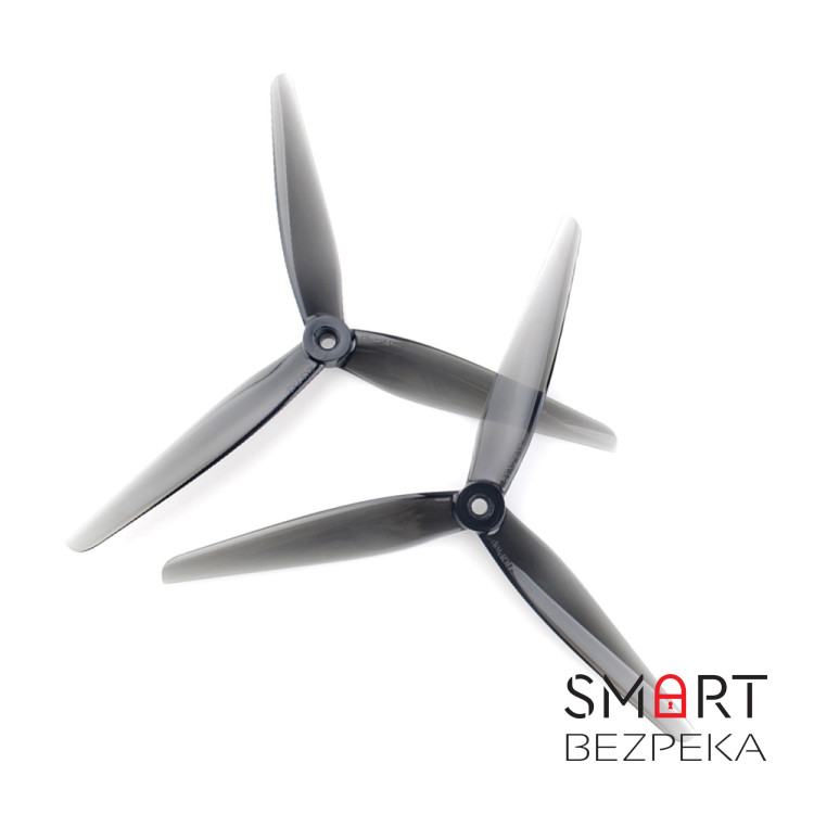 Пропеллер HQProp 8x3.7x3 Poly Carbonate Light Grey (1CW+1CCW)