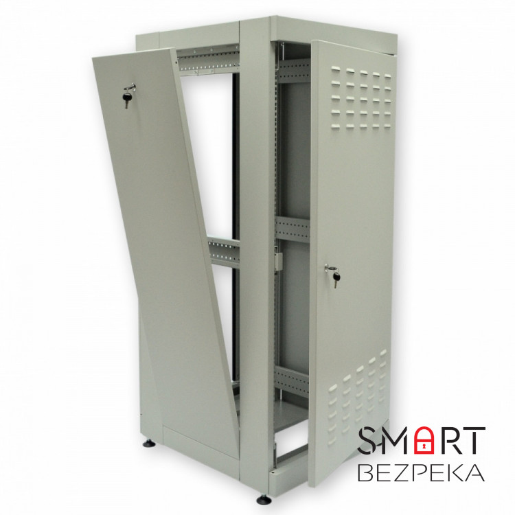Шафа серверна CMS 24U 610 х 865 UA-MGSE2468MG посилена для мережевого обладнання