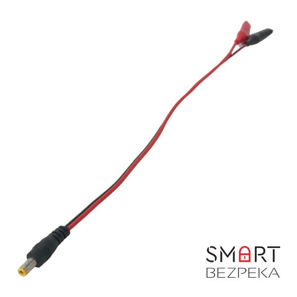 Кабель перехідник DC (male) - Alligator Clip "крокодил"