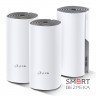 Домашня Mesh Wi-Fi система TP-LINK DECO E4 3PK AC1200 2xFE LAN/WAN MU-MIMO (DECO-E4-3-PACK)