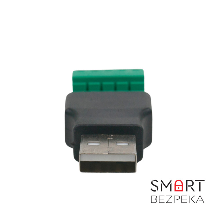 Разъем USB под зажим (male)