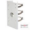 Комплект світильник світлодіодний парковий Lightwell LW-GL-50T + стовп парковий сірий 4м + кронштейн Dahua PDS-1275ZJ-SUS