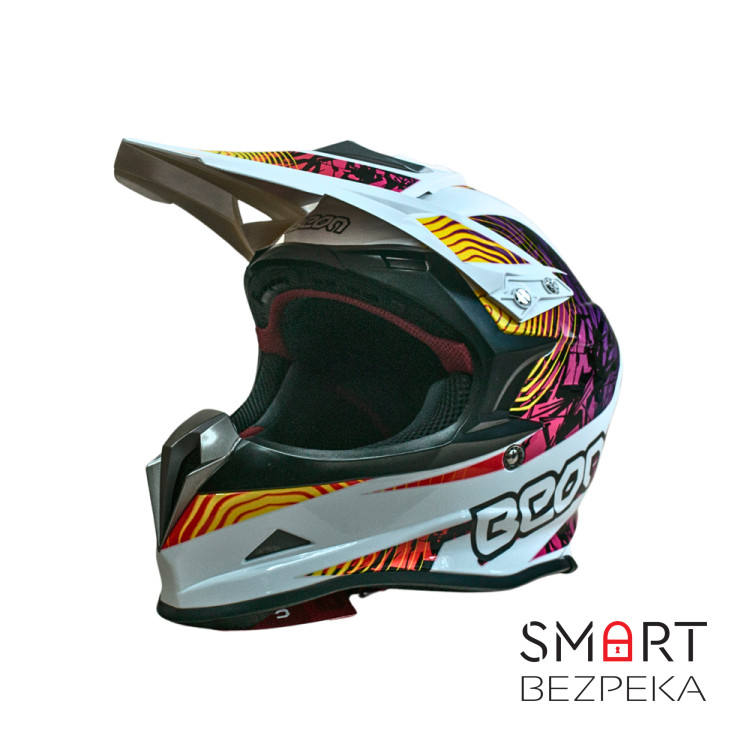 Мотошолом кросовий Beon B-602 SOLID, розмір XL