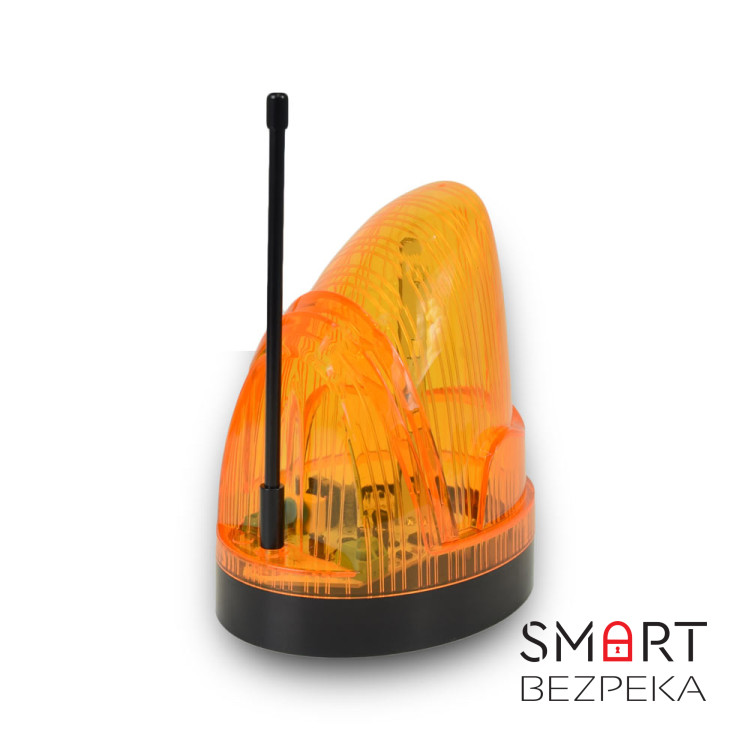 Сигнальна лампа YET-6141 універсальна 12-24-220V для всіх типів воріт і шлагбаумів