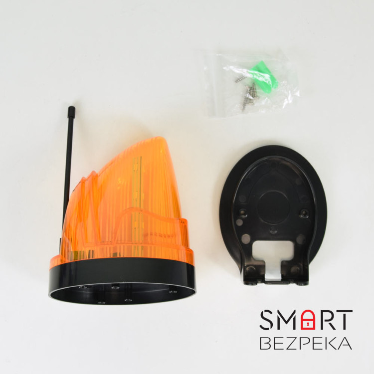 Сигнальна лампа YET-6141 універсальна 12-24-220V для всіх типів воріт і шлагбаумів