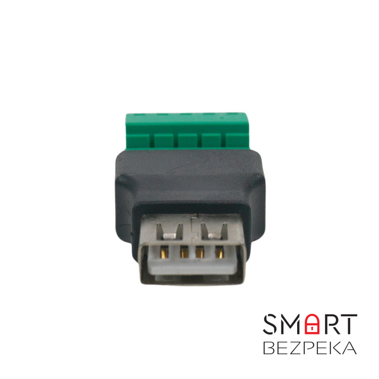 Роз'єм USB під затискач (female)