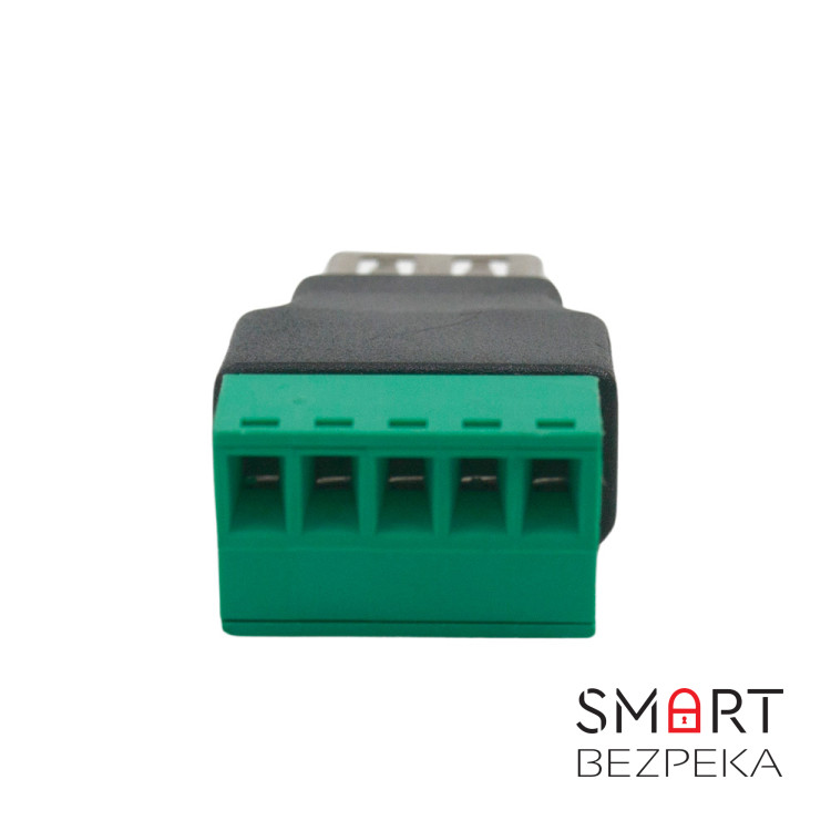 Разъем USB под зажим (female)