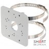 Комплект світильник світлодіодний парковий Lightwell LW-GL-50T + стовп парковий сірий 4м + кронштейн Dahua PFA152-E