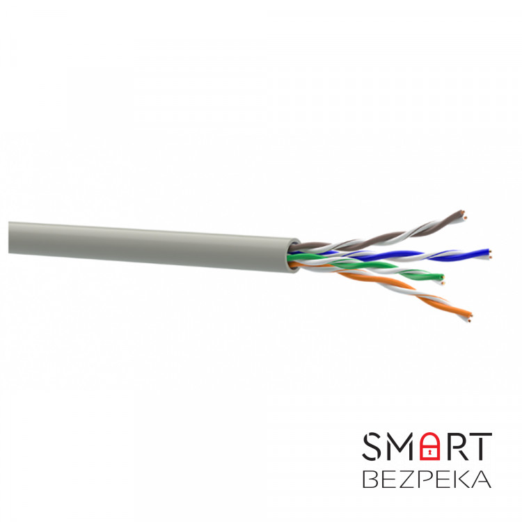 Кабель УкрПожКабель КПВ-HF ВП (100) 4х2х0,51 LSOH (UTP-cat 5E LSOH) (1 метр)