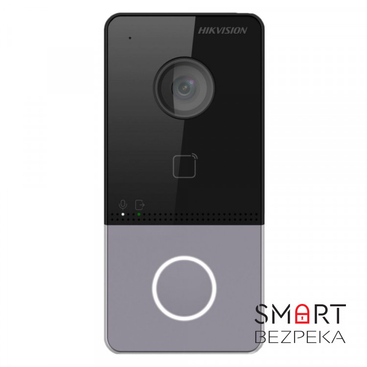 IP-видеопанель 2 Мп с Wi-Fi Hikvision DS-KV6113-WPE1(C) для IP-домофонов
