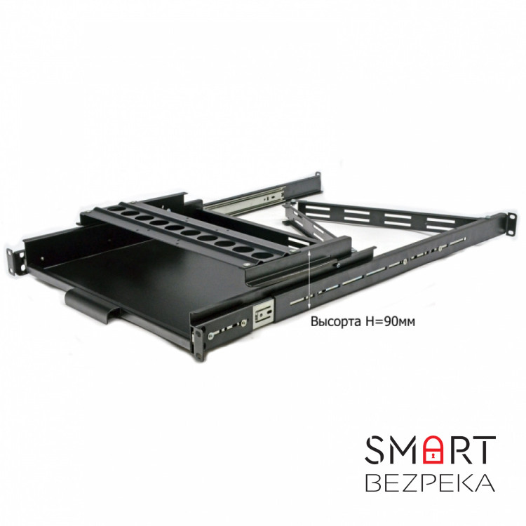 Кронштейн для крепления в стойке монитора поворотный КМП-600