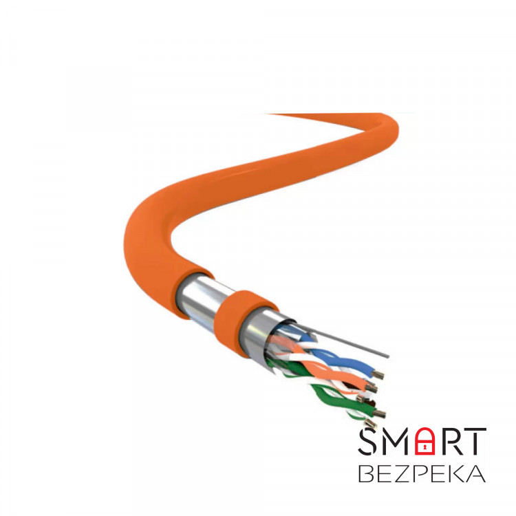Кабель УкрПожКабель КПВЭ-HF ВП (100) 4х2х0,51 LSOH (FTP-cat 5E LSOH) (1 метр)