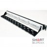 Патч-панель CMS 19" 24xRJ-45 UTP, кат. 6a з організатором кабелю і пластиковими шторками