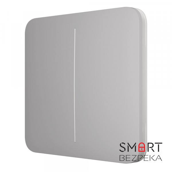 Кнопка Ajax SoloButton (2-gang) fog для двоклавішного вимикача